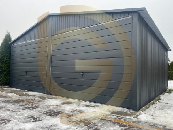 Garaż 6m x 6m 7016 Mat Dwuspadowy - obrazek 2